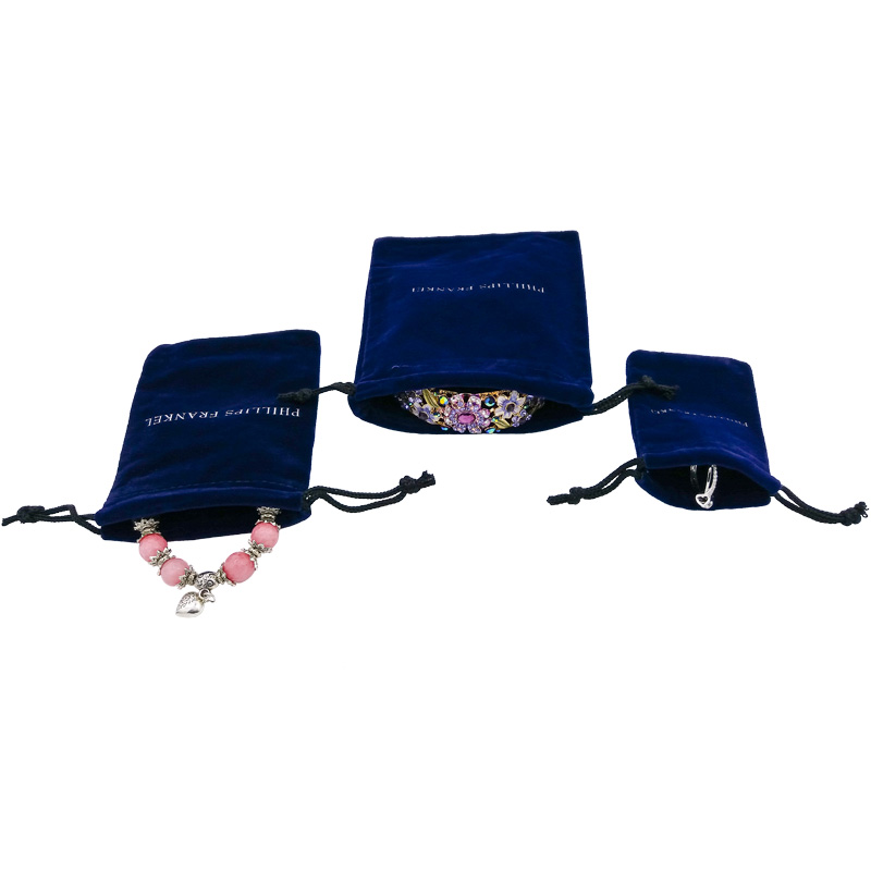 plush velvet jewelry pouch VPB-130204